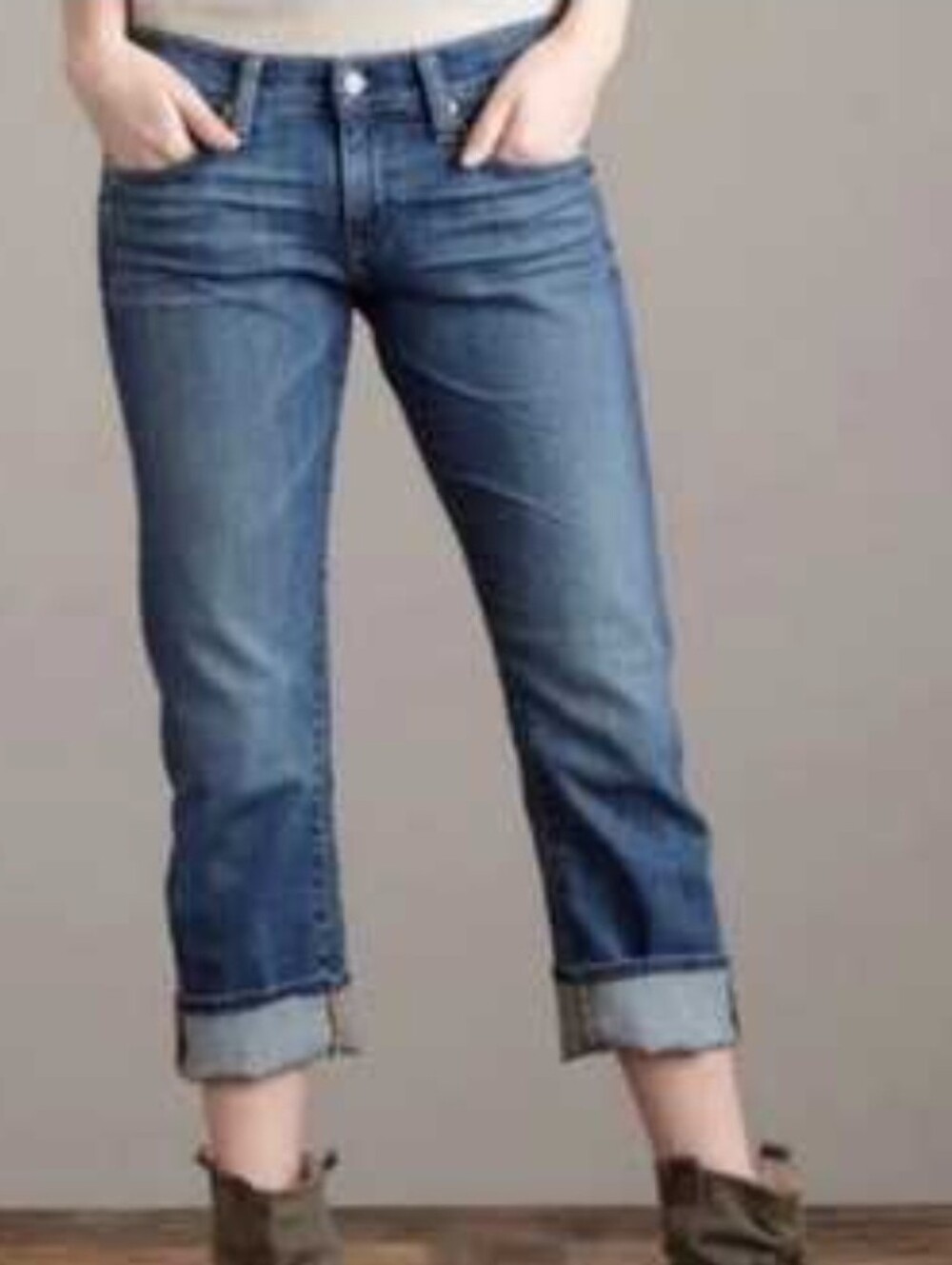 Ag Adriano Goldschmied Tomboy Crop Straight Leg Jeans